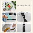 thumbnail image 5 of Yuyamidu Frog Lunch Box for Girls 6-8 Strawberry Insulated Lunch Bag for Kids 2nd Grade/3rd Grade Adorable Cooler Bag Easy to Clean Lunch Tote Bag Student Lunch Food Container, Green, 5 of 7
