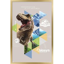 Jurassic World: Dominion - T-Rex Wall Poster, 22.375" x 34" Framed