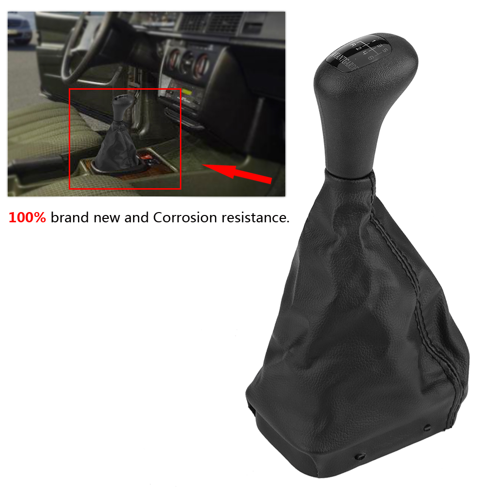 Car Gear Shift Knob Cover Handball for W202 C 93-01 W208 CLK 97-03 W210 E 95-03 5 files Suuonee Gear Shift Knob