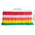 thumbnail image 6 of Rainbow Table Skirt Table Cloth for Rectangle or Round Table, Beach Parties Table Skirt for Kids Girls Birthday Wedding Baby Shower Party Fiesta Home Decor (6ftx30in), 6 of 9