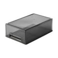 thumbnail image 3 of GROWTH TANK Desk Organizer with Drawer Multifunctional Dustproof Makeup Holder Organiser Medium Clear Grey, 3 of 9
