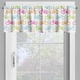 thumbnail image 2 of Ambesonne Bicycle Valance Pack of 2, Different Colored Bikes, 42"X18", Multicolor, 2 of 5