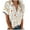 Womens Tops Short Sleeve-Multicolor, variant on Homenesgenics Womens Tops under $5 Fashion Women's Casual Print Comfortable Short Sleeved Pocket Button Tops Blouse T-Shirt Multicolor XL