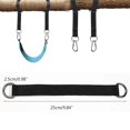 thumbnail image 2 of 2 Piezas Correas para Columpio de Árbol Correas para Colgar Accesorios para Columpio Kit para Colgar Columpio de Árbol de 25 cm Correas para Colgar Resistentes con 2 Ganchos de Mosquetón, 2 of 5