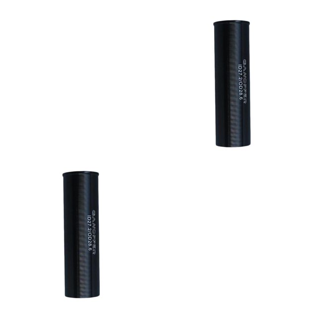 Maytalsory Bike Seat Post Shim Tube Easy To Install Durable Lightweight Bike Seat Post Shim Convert Adapter 27.2 to 28.6 2Set