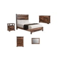 thumbnail image 6 of Pemberly Row 5-drawer Live Edge Solid Wood Chest in Dark Brown, 6 of 7