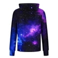 thumbnail image 4 of YOIAVAIOY Men's Fishing Hoodie Shirt Face Mask USA Flag Pride Camo UPF 50+ Rash Guard Long Sleeve Going Out Tops Blue XXXXL, 4 of 5