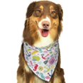 thumbnail image 5 of Dog Bandanas, Undersea seahorse Adjustable Dog Scarf Triangle Bib Handkerchief Accessories for Small Medium Large Dogs, Cats, Pets, 5 of 6