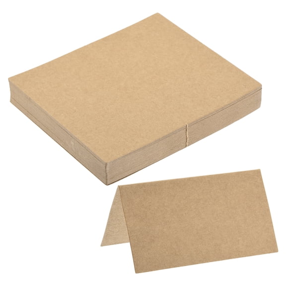 40Pcsd Table Signs, Kraft Paper Place Cards for Table at Restaurant,Wedding,Business,Christmas Party,Seating