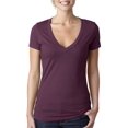thumbnail image 2 of Women's Deep V-Neck Short Sleeve T-Shirt, 2 of 2