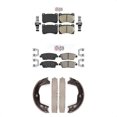 thumbnail image 1 of Transit Auto Front Rear Ceramic Disc Brake Pads and Parking Shoes Kit for Car Hyundai Genesis KNN-100847, 1 of 11