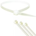 thumbnail image 4 of 200 Cable Ties Zip Cords 8" Inch Transparent Color Nylon Wire Strap 40 Lbs New, 4 of 7