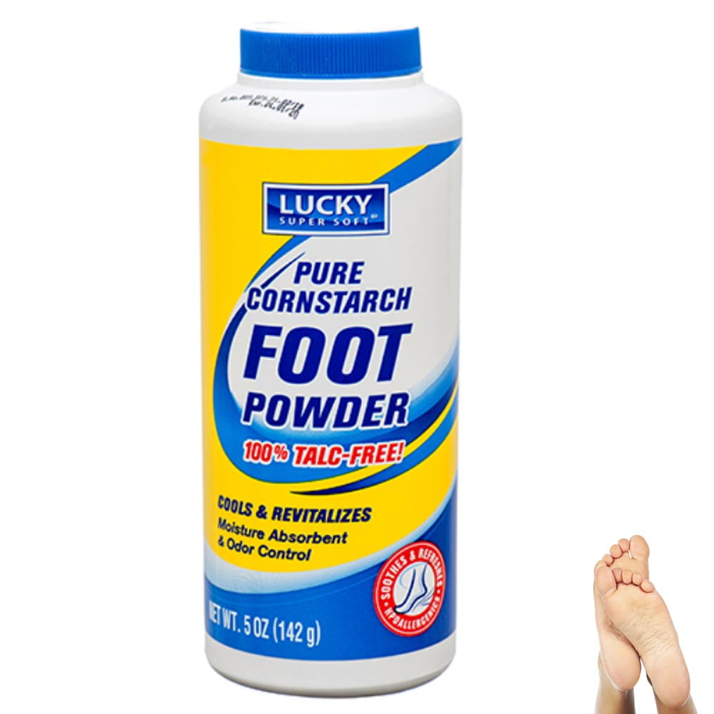 Foot Powder Shoe Odor Eliminator Deodorizer TalcFree Cooling