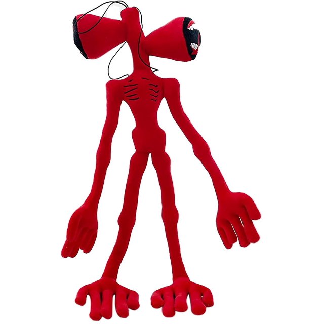 Siren Head Cartoon Dog Plush Doll - Monster Light Head Soft Stuffed Doll Toy Soft Plush