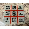 thumbnail image 6 of Adult Shot Glass Drunken Tic Tac Toe Drinking Game Set, 6 of 9