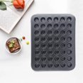 thumbnail image 4 of 48cup Mini Muffin Pan,non-stick Mega Mini Round Cupcake Pan Tray Baking Mould,baking Mould Bakeware Cooking Accessory,black, 4 of 5