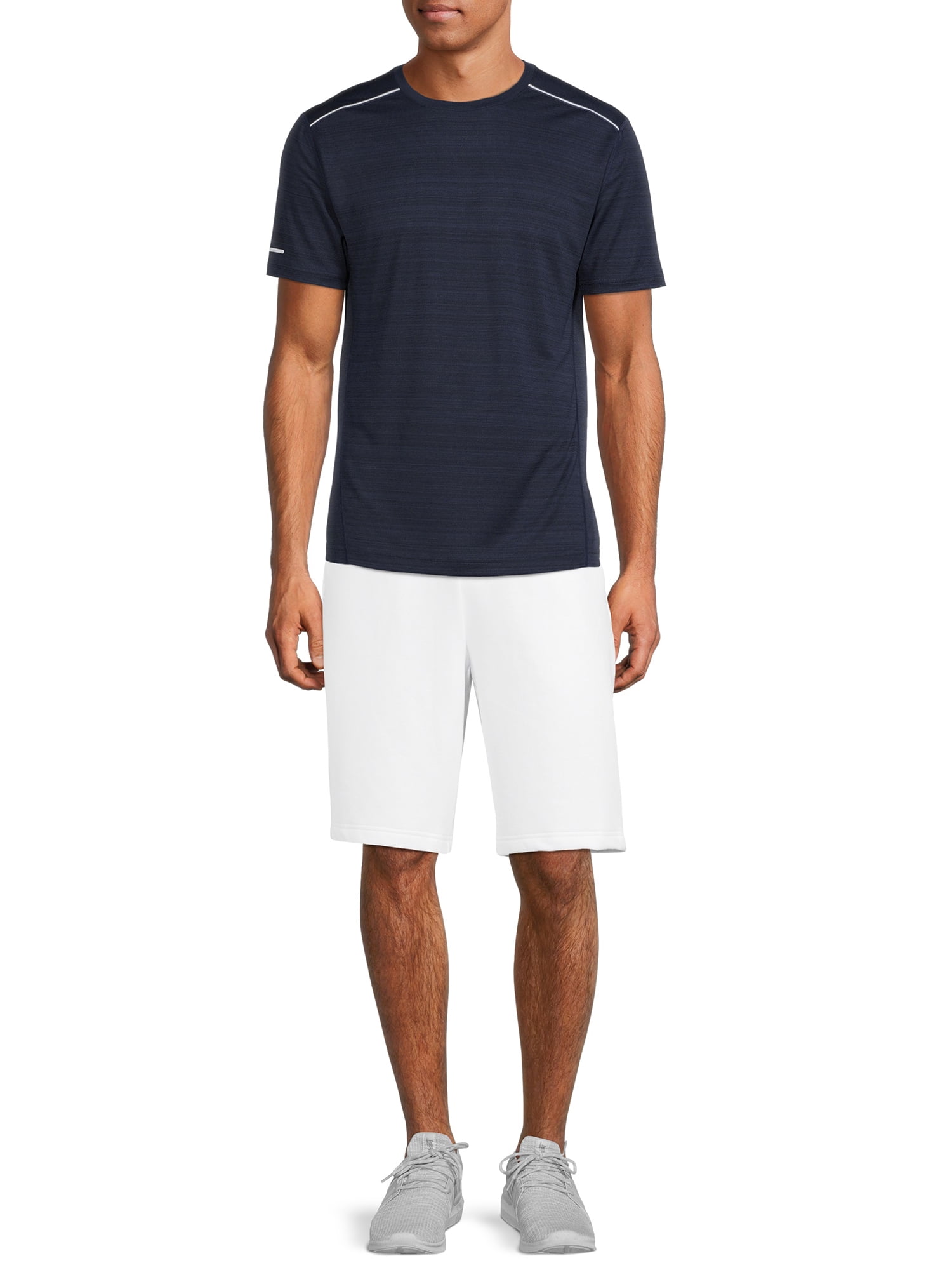 Athletic Works Men's and Big Men's Active Fleece Short, up to Size 5XL