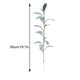 thumbnail image 2 of Plantas artificiales, ramas de hojas, simulación, vegetación, hogar, oficina, tela, planta falsa, gris blanco 10 Piezas kenally HA8513-02B, 2 of 6