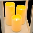 thumbnail image 4 of Alpine Corporation White Candlelit Lantern with LED Lights, 22 inch, 4 of 14