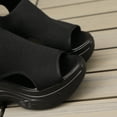 thumbnail image 4 of DAFEI Breathable Fish Head Beach Shoes Korean Version Of The Bottom Solid Color Footwear Fashion Versatile Sandals Female, 4 of 7