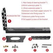ANXPTIME Vertical GPU Bracket PCI-E Riser VGA Graphics standing Holder kickstand/base