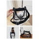 thumbnail image 3 of Bolso transparente para mujer, bolso transparente, bolso de concierto, bolso transparente aprobado para estadios, bolso bandolera, bolso tipo hobo, regalo, 3 of 7
