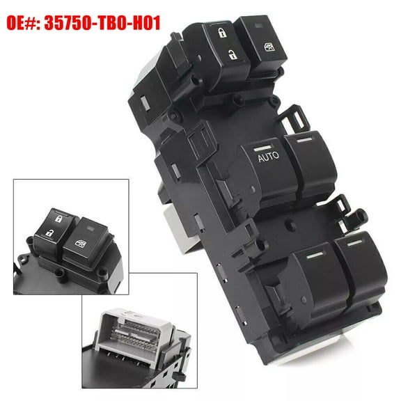 Master Window Switch for Honda Accord 2008-2012 with Single AUTO 35750-TB0-H01
