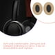 thumbnail image 3 of Seitruly Almohadillas para los oídos Cojines para auriculares Auriculares montados en la cabeza Funda de malla para orejeras Reemplazo para QC35 Type3 NO3, 3 of 6
