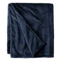 L.L.Bean Wicked Plush Throw Large Navy (0SAG204000)