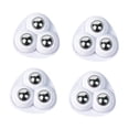 thumbnail image 3 of yuksok 4 Pcs Roulettes Auto-Adhésives Multifonctionnelles Rotation Pivotante à 360 Degrés Blanc, 3 of 9