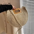 thumbnail image 2 of MMYGU Summer Straw Handbags For Women Handmade Travel Seaside Beach Bag Designer New Handle Tote Bag Shopping Shoulder Bag Bolsa, 2 of 6