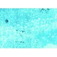 thumbnail image 1 of Ahgly Company Indoor Rectangle Abstract Turquoise Blue Modern Area Rugs, 4' x 6', 1 of 4