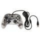 thumbnail image 1 of Controlador de juego con cable de doble vibración RGB transparente Shell Gamepad Joystick para Xbox PC blanco, 1 of 5