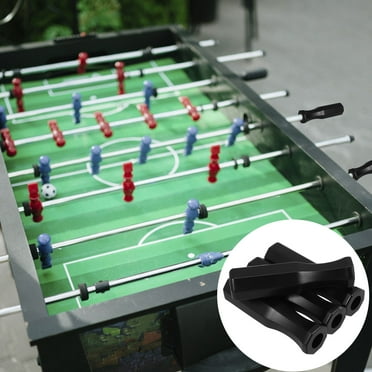 OUNONA 4Pcs Plastic Football Machine Handles Foosball Table Accessories (Black)