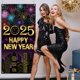 thumbnail image 1 of Banner de cuenta regresiva de Año Nuevo 2025 para puerta de garaje, decoración para eventos de Nochevieja, fiesta de fuegos artificiales de Año Nuevo, 1 of 5