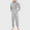 ZA-Gray-onesies for christmas, variant on Xcmzpl Big and Tall Sherpa Pajamas for Men Onesie Long Sleeve Hooded Jumpsuit Winter Adult Rompers Solid Zipper Fuzzy Sleepwear Pocket