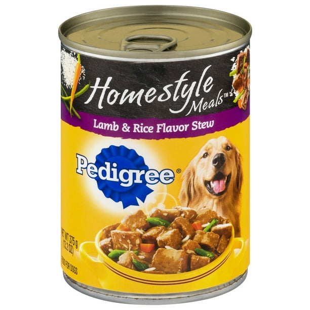 Pedigree Homestyle Meals Lamb & Rice Flavor Stew Wet Dog ...