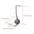 thumbnail image 4 of Reemplazo de resorte para puerta divisoria de refrigerador Walmine Silver, 4 of 4