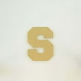 thumbnail image 2 of Package of 1, 18 Inch X 3/4" Thickness MDF Letter S in The Collegiate Font, Thick for Art & Craft Project, Made in USA, 2 of 4