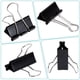 thumbnail image 2 of Clips plegables MFZFUKR 60 PCS multiusos 19/25/32 mm Negro, 2 of 6