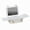 White, variant on Yiran Rechargeable LED Makeup Case with Mirror & Ring Light Wing, Pink, 1 Pack