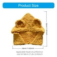 thumbnail image 5 of Weflink Bear Ear Knitted Scarf Hat Winter Warm Hat Thicken Face Neck Gaiter Balaclava For Women Snow Sport And Outdoor Activity, 5 of 17