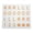 Orange, variant on Mahjong Solo Practice Board, 3D Printed American Mahjong Strategy Aid with 24 Slots, Portable Tile Pattern Learning & Strategy Practice Boards for Beginners and Advanced Players (Pink)