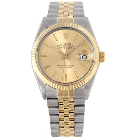 Pre-Owned Rolex Datejust 16013 36 mm Two-Tone Steel & Yellow Gold Men’s Watch