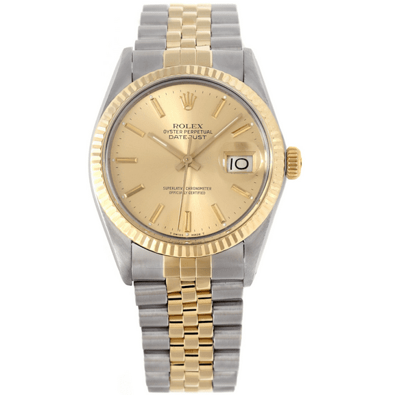 Pre-Owned Rolex Datejust 16013 36 mm Two-Tone Steel & Yellow Gold Men’s Watch