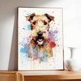 thumbnail image 2 of Irish Water Spaniel Dog Art - Watercolor Style Wall, Home or Apartment Decor - Sweet Poster Print Gift for Puppy Lovers, Dog Lovers, Women, Girls, Kids, Baby Room, Nursery, 2 of 5