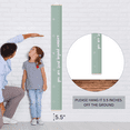 thumbnail image 3 of Morxy Canvas Growth Chart for Kids - Unisex Kids Room Wall Decor - Measuring Height Chart- Wall Tape with Height Chart for Kids (loved beyond measure sage), 3 of 4