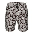 thumbnail image 3 of Logiee Hand Drawn Pig Print Mens Swim Trunks Quick Dry Board Shorts,Breathable Hawaii Beach Shorts Swimwear Bathing Suits-Large, 3 of 6