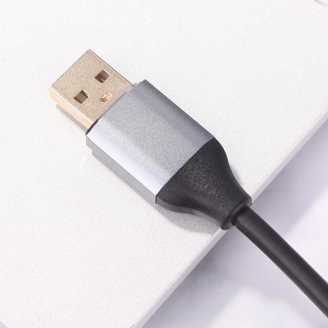 Cable USB Y Splitter Adaptador USB 1 macho a 2 hembra Cable de extensión (1pc)