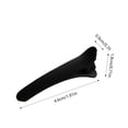 thumbnail image 3 of Krdevn Matte Black Long Hair Styling Clips Professional Salon Sectioning Non Hairpins Barrettes, 3 of 6